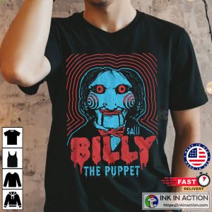 saw 10 Jigsaw Billy Puppet Scary Killer T Shirt 3