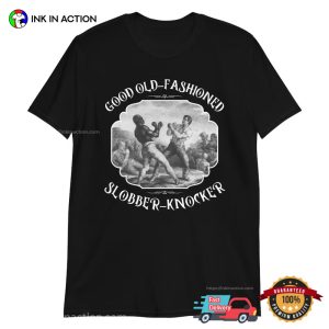 slobber knocker Funny vintage wrestling shirts 3