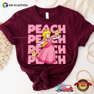 Super Mario Princess Peach Star Shirt