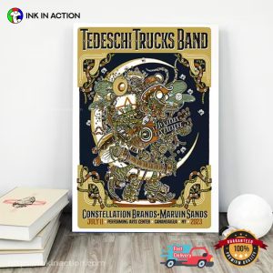 Tedeschi Trucks Band Tour 2023 Canandaigua Poster