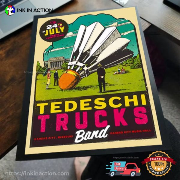 Tedeschi Trucks Band Tour 2023 Kansas City Poster