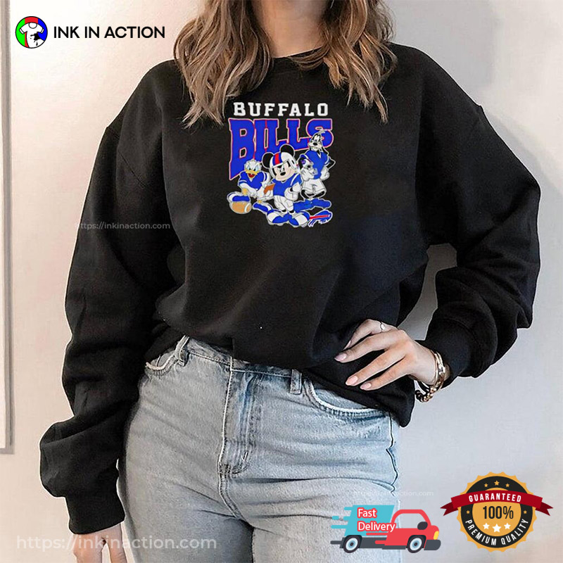 Disney Mickey Mouse And Friends Buffalo Bills T Shirt