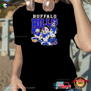 Billieve Buffalo Bills Mickey Mouse Graphic T-shirt - Ink In Action