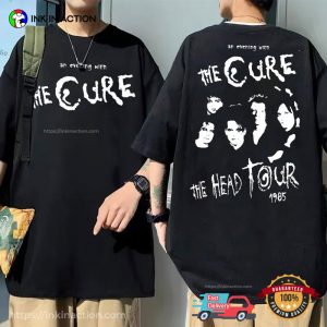 The Cure 80s Rock Band The Head Tour 1985 2 Sided T-shirt