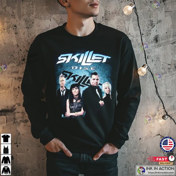 The Skillet Band RISE Album Retro Shirt