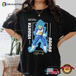 Vegeta Saiyan Saga SSGSS DragonBall Z Graphic T-Shirt