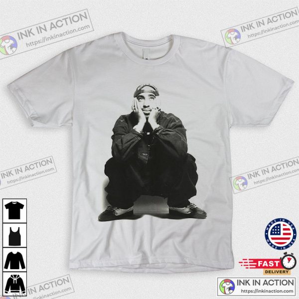 2 Pac Shakur Contemplation Vintage Tee