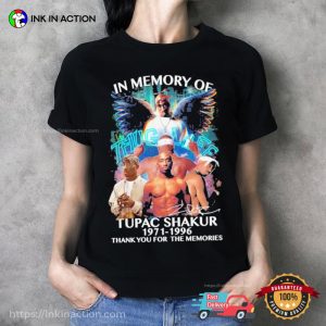 2 Pac Shakur In Memory Of Tupac Shakur 1971 – 1996 T-shirt