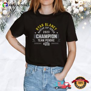 2023 Champion Team Penske Ryan Blaney Sport Car Shirt 1