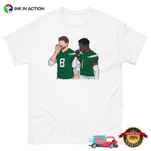 Aaron Rodgers and sauce gardner jets Funny T Shirt 2