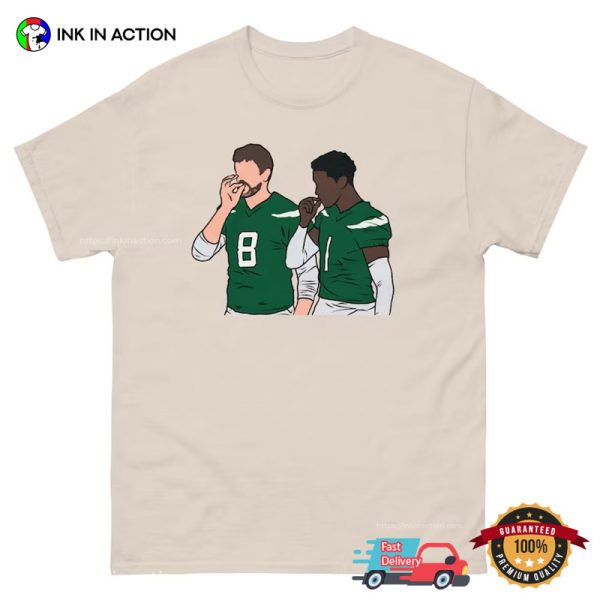 Aaron Rodgers And Sauce Gardner Jets Funny T-shirt