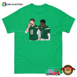 Aaron Rodgers and sauce gardner jets Funny T Shirt 4