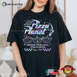 Aliens Toy best pizza on the planet T Shirt 2