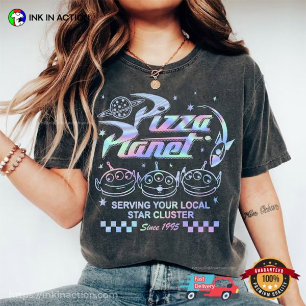 Aliens Toy Best Pizza On The Planet T-shirt
