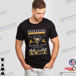 All I Want For Christmas Is Penguins Tickets Ugly Christmas 2023 T-shirt