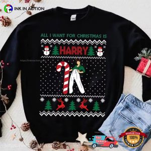 All I Want For Christmas is Harry Styles christmas t shirt 3