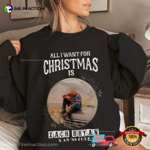 All I Want for Christmas Is Zach Bryan christmas shirt 4