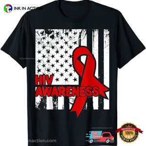 America hiv awareness days Retro T Shirt 2