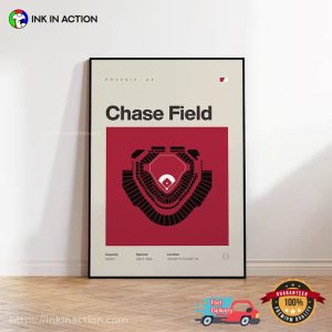 Arizona Diamondbacks Chase Field Stadium Poster 3