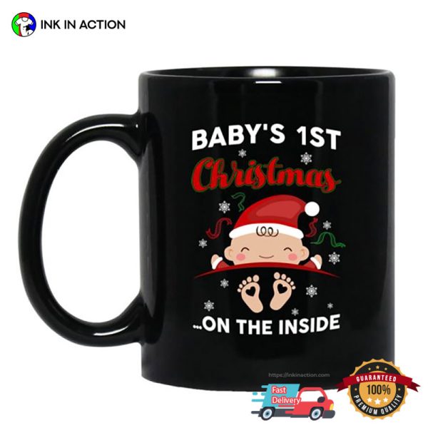Baby’s 1St Christmas On The Inside Mug