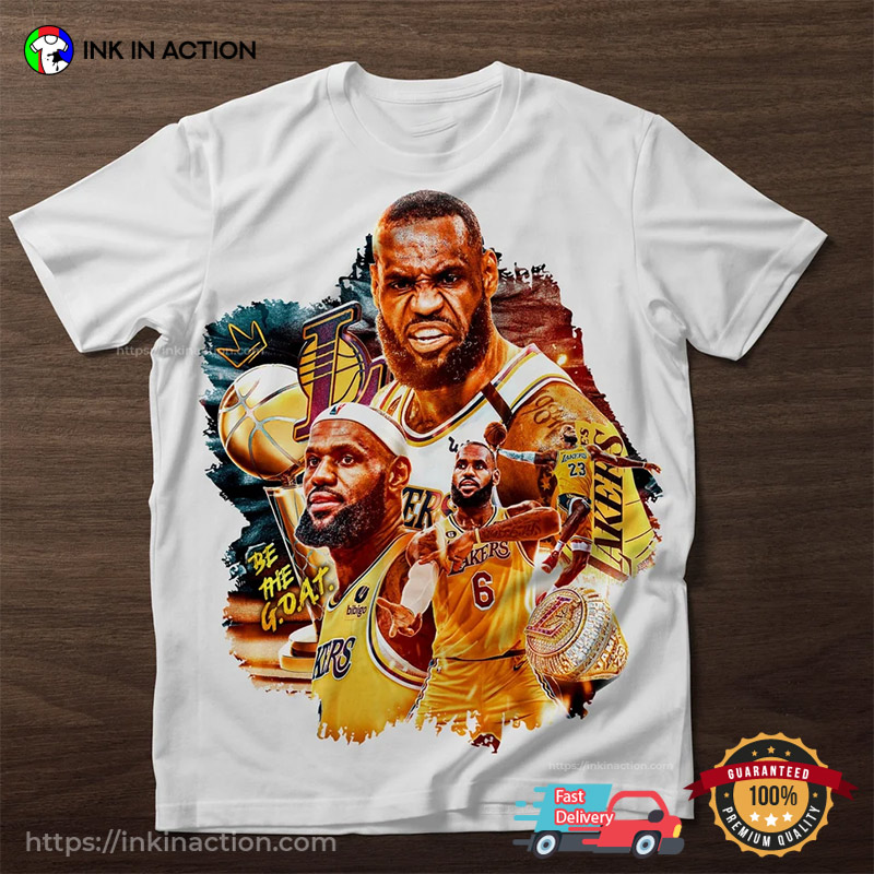 Be The G.O.A.T Lebron Golden State Basketball Tee