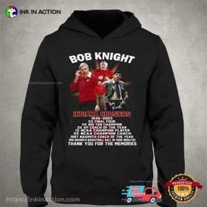 Bob Knight Indiana Hoosiers 1940 2023 Anniversary T Shirt 2