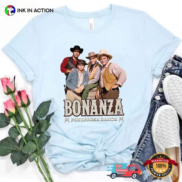 Bonanza Ponderosa Ranch TV Show Unisex Shirt