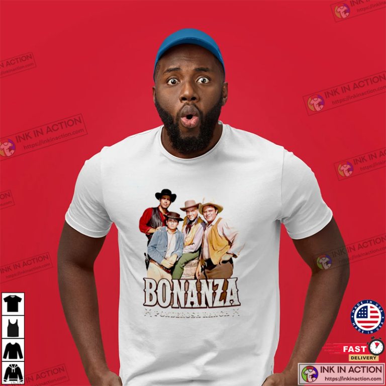 Bonanza ponderosa ranch tv show unisex shirt print your thoughts