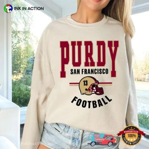 Brock purdy 49ers, Vintage 49ers quarterback 2023 Football T shirt