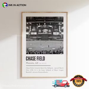Chase Field Diamondbacks Game Day Retro Poster 2