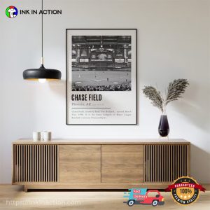 Chase Field Diamondbacks Game Day Retro Poster 3