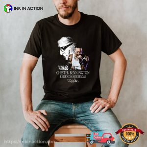 Chester Bennington Legends Never Die Signature T Shirt 2