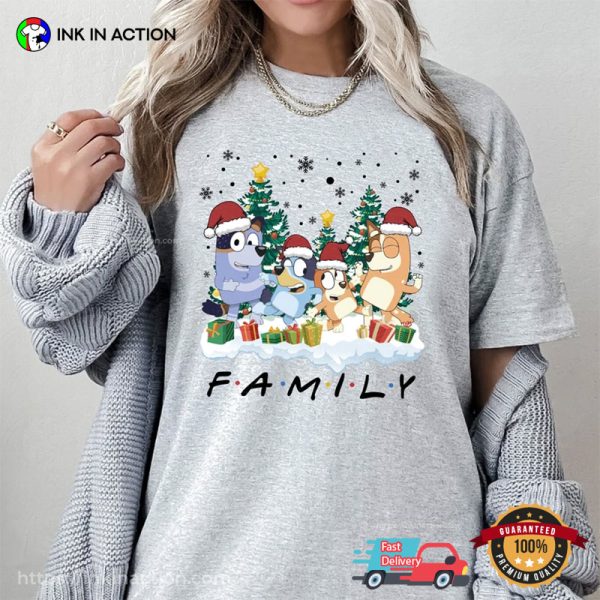 Christmas Bluey Family, Bluey Party Shirt