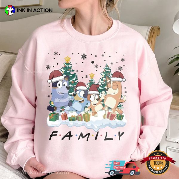 Christmas Bluey Family, Bluey Party Shirt