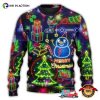 Christmas Bright Neon Lighting Ugly Christmas Sweater