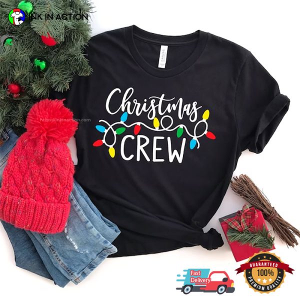 Christmas Crew Xmas Holiday Family Tee