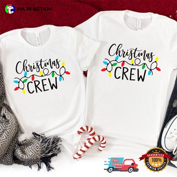 Christmas Crew Xmas Holiday Family Tee