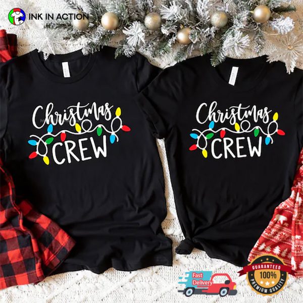 Christmas Crew Xmas Holiday Family Tee