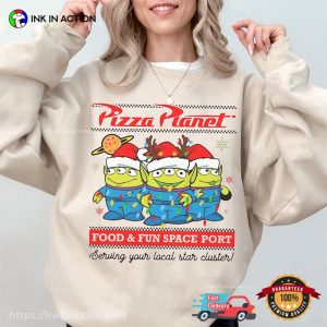 Christmas Pizza Planet Toy Story Disney T Shirt 1