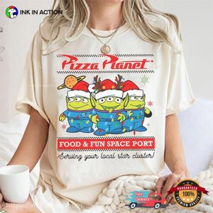 Christmas Pizza Planet Toy Story Disney T Shirt 2