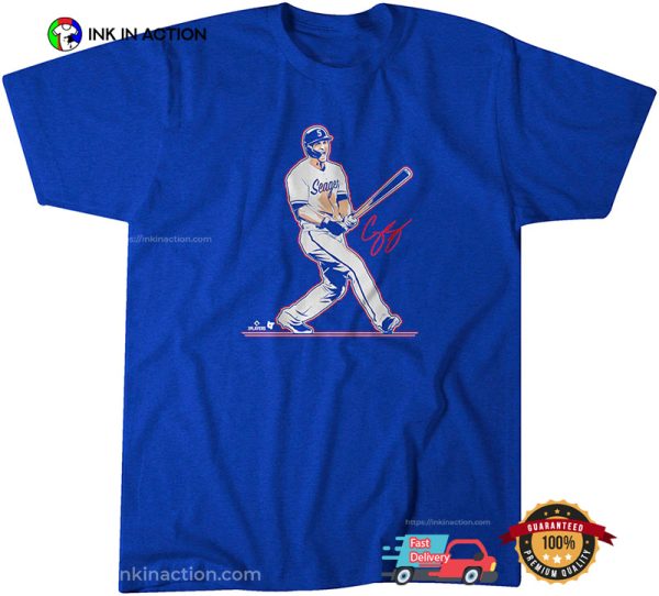 CoreySeager Rangers Home Run Scream T-shirt