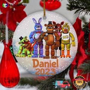 Custom 5 Nights At Freddy’s, Kids Christmas 2023 Ornament