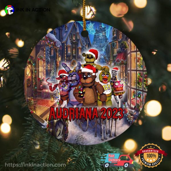 Custom Five Nights At Freddys 2023 Ornament