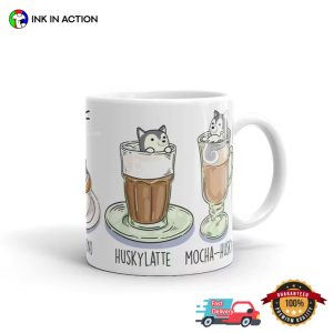 Cute Husky Coffee Mug 4