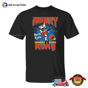 David Njoku Cleveland Browns Homage Angry Runs Player Shirt 3