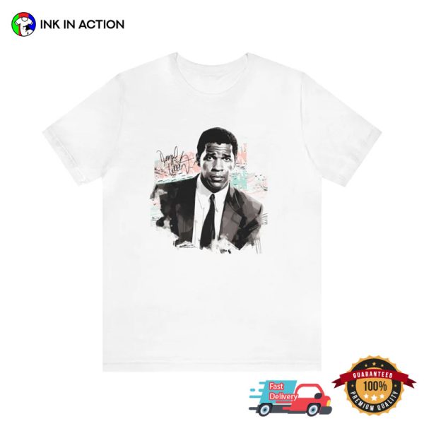 Denzel Washington Fan Art Signature T-Shirt