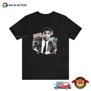 Denzel Washington Fan Art Signature T Shirt 4
