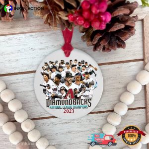 Diamondbacks National League Champions 2023 Baseball Ornaments