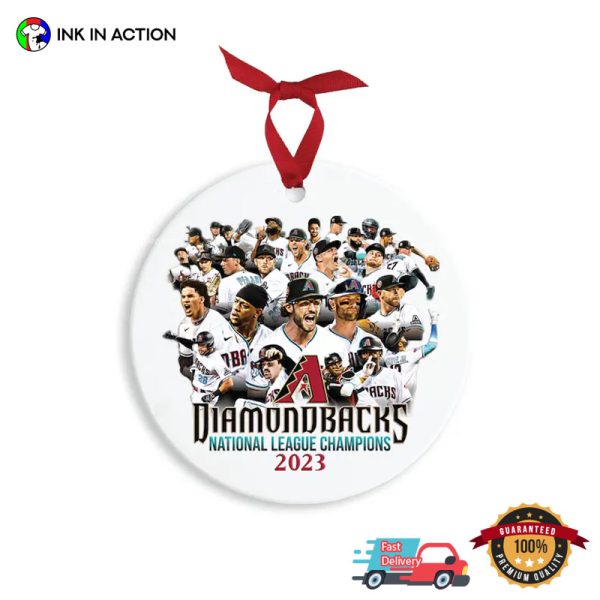 Diamondbacks National League Champions 2023 Baseball Ornaments