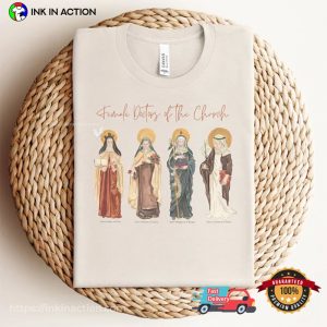 Female Doctors Of The Church Christian Catholic Tee 3